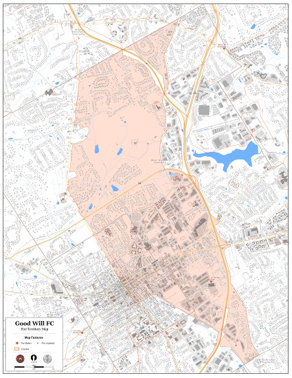 Good Will Fire Company Service Area Map
