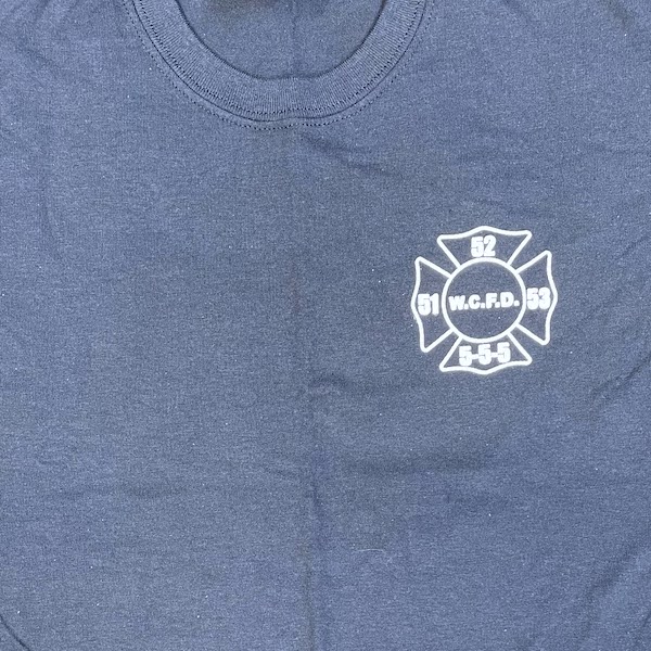 Captain Chris Good LODD Blue Maltese Short Sleeve T-Shirt - Front