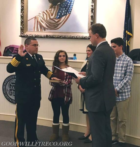 Good Will's Assistant Chief Stafford Sworn In as Next WCFD Chief ...