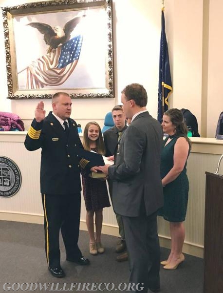 Good Will's Assistant Chief Stafford Sworn In as Next WCFD Chief ...