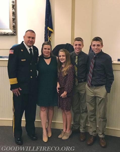 Good Will's Assistant Chief Stafford Sworn In as Next WCFD Chief ...